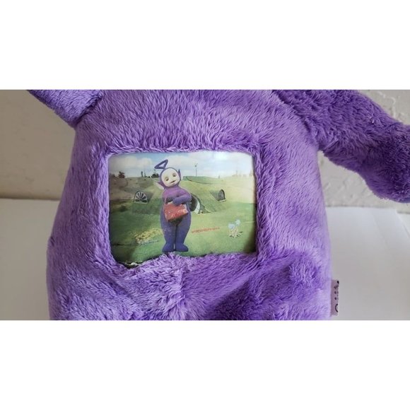 1998 Hasbro Playskool Teletubbies Tinky Winky Tummy Glow Purple Plush Doll - Picture 4 of 7